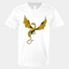 V-Neck Heavy Cotton 100% T-Shirt Thumbnail