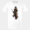 V-Neck Heavy Cotton 100% T-Shirt Thumbnail