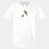 V-Neck Heavy Cotton 100% T-Shirt Thumbnail