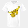 V-Neck Heavy Cotton 100% T-Shirt Thumbnail