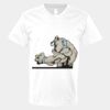 V-Neck Heavy Cotton 100% T-Shirt Thumbnail