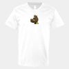 V-Neck Heavy Cotton 100% T-Shirt Thumbnail