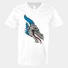 V-Neck Heavy Cotton 100% T-Shirt Thumbnail