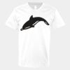 V-Neck Heavy Cotton 100% T-Shirt Thumbnail