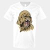 V-Neck Heavy Cotton 100% T-Shirt Thumbnail
