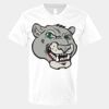V-Neck Heavy Cotton 100% T-Shirt Thumbnail