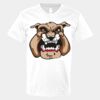 V-Neck Heavy Cotton 100% T-Shirt Thumbnail