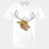 V-Neck Heavy Cotton 100% T-Shirt Thumbnail