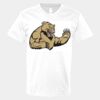V-Neck Heavy Cotton 100% T-Shirt Thumbnail