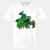 V-Neck Heavy Cotton 100% T-Shirt Thumbnail