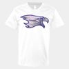 V-Neck Heavy Cotton 100% T-Shirt Thumbnail