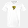 V-Neck Heavy Cotton 100% T-Shirt Thumbnail