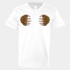 V-Neck Heavy Cotton 100% T-Shirt Thumbnail
