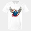 V-Neck Heavy Cotton 100% T-Shirt Thumbnail