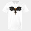 V-Neck Heavy Cotton 100% T-Shirt Thumbnail