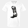 V-Neck Heavy Cotton 100% T-Shirt Thumbnail