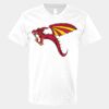 V-Neck Heavy Cotton 100% T-Shirt Thumbnail