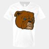 V-Neck Heavy Cotton 100% T-Shirt Thumbnail
