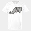 V-Neck Heavy Cotton 100% T-Shirt Thumbnail