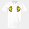 V-Neck Heavy Cotton 100% T-Shirt Thumbnail