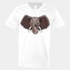 V-Neck Heavy Cotton 100% T-Shirt Thumbnail