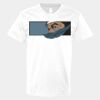 V-Neck Heavy Cotton 100% T-Shirt Thumbnail
