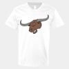 V-Neck Heavy Cotton 100% T-Shirt Thumbnail