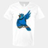 V-Neck Heavy Cotton 100% T-Shirt Thumbnail