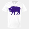 V-Neck Heavy Cotton 100% T-Shirt Thumbnail