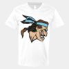 V-Neck Heavy Cotton 100% T-Shirt Thumbnail