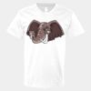 V-Neck Heavy Cotton 100% T-Shirt Thumbnail
