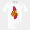 V-Neck Heavy Cotton 100% T-Shirt Thumbnail
