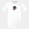 V-Neck Heavy Cotton 100% T-Shirt Thumbnail