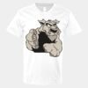 V-Neck Heavy Cotton 100% T-Shirt Thumbnail