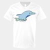 V-Neck Heavy Cotton 100% T-Shirt Thumbnail