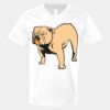 V-Neck Heavy Cotton 100% T-Shirt Thumbnail