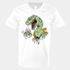V-Neck Heavy Cotton 100% T-Shirt Thumbnail
