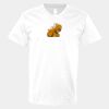 V-Neck Heavy Cotton 100% T-Shirt Thumbnail