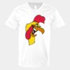 V-Neck Heavy Cotton 100% T-Shirt Thumbnail