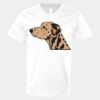 V-Neck Heavy Cotton 100% T-Shirt Thumbnail