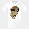 V-Neck Heavy Cotton 100% T-Shirt Thumbnail