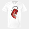V-Neck Heavy Cotton 100% T-Shirt Thumbnail