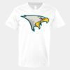 V-Neck Heavy Cotton 100% T-Shirt Thumbnail