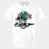 V-Neck Heavy Cotton 100% T-Shirt Thumbnail