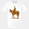 V-Neck Heavy Cotton 100% T-Shirt Thumbnail