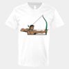 V-Neck Heavy Cotton 100% T-Shirt Thumbnail