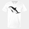 V-Neck Heavy Cotton 100% T-Shirt Thumbnail