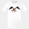 V-Neck Heavy Cotton 100% T-Shirt Thumbnail