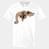 V-Neck Heavy Cotton 100% T-Shirt Thumbnail