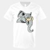 V-Neck Heavy Cotton 100% T-Shirt Thumbnail